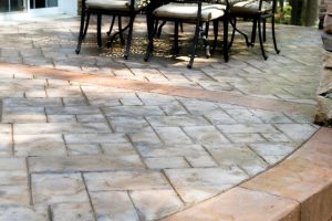 Stamped Concrete Patio and Terrace
